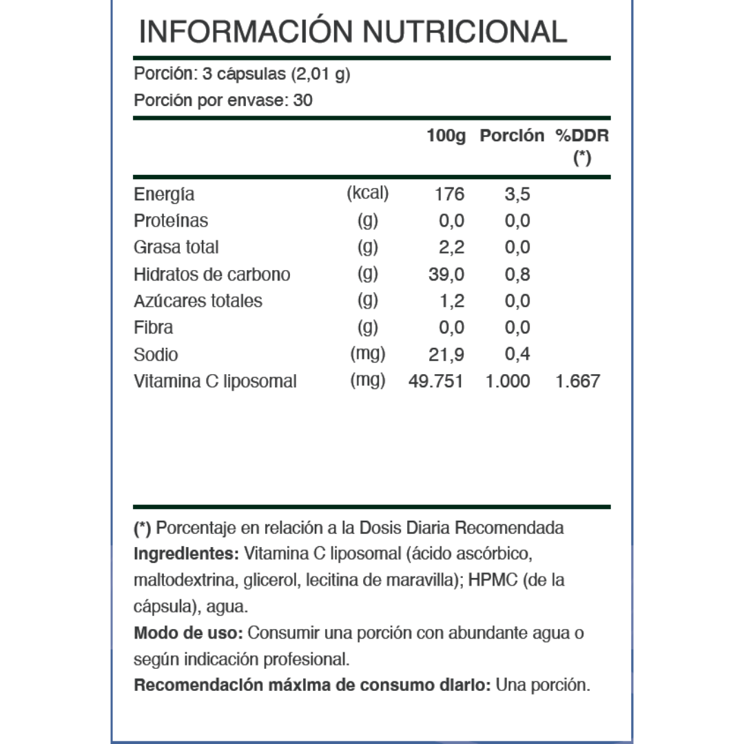 Pack 3 Vitamina C Liposomal - 3 meses de suplementación