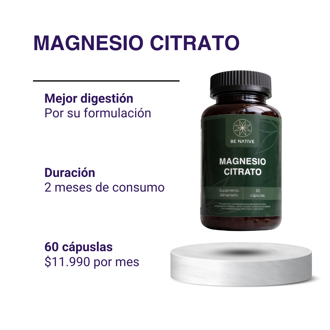 Magnesio Citrato | 2 meses de suplementación