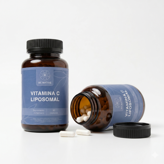 Vitamina C Liposomal 1g Be Native Chile - suplemento de alta absorción para sistema inmune